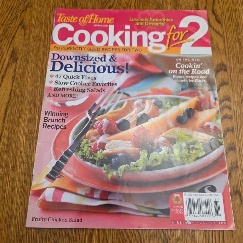 Taste of Home Magazine Lot of 4 Slow Cooker Cooking for 2 Timesaver 2006-2021